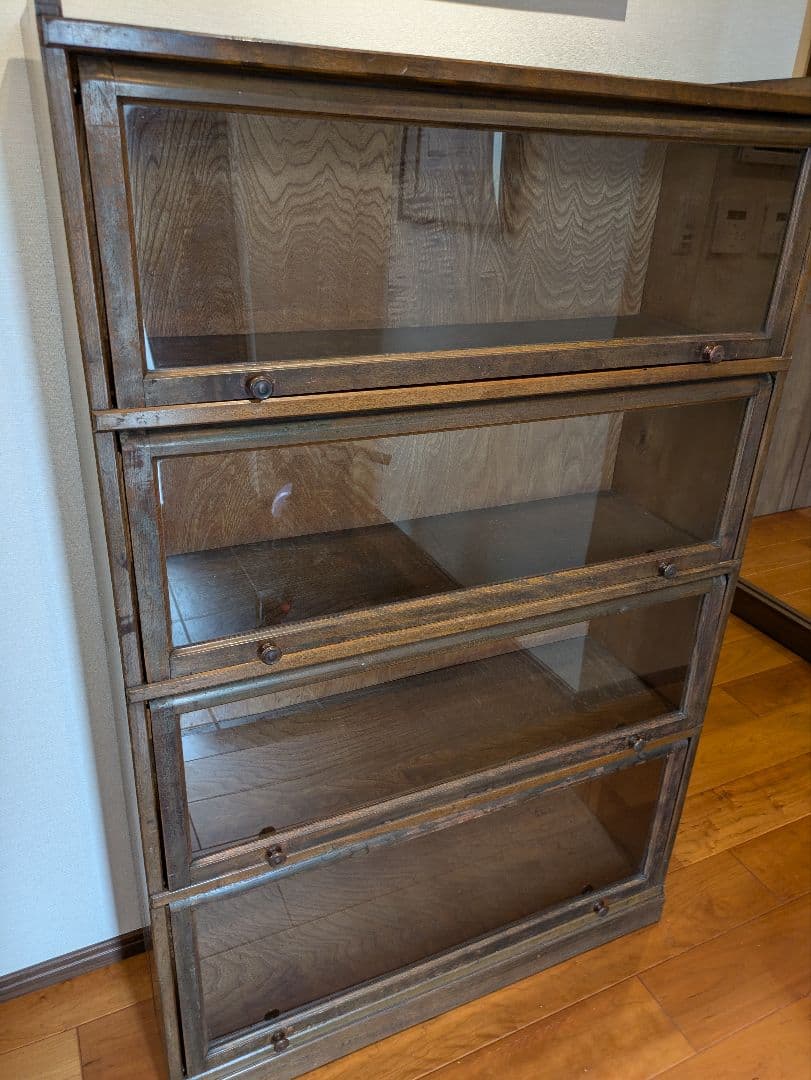 アンティーク　スタッキングブックケース