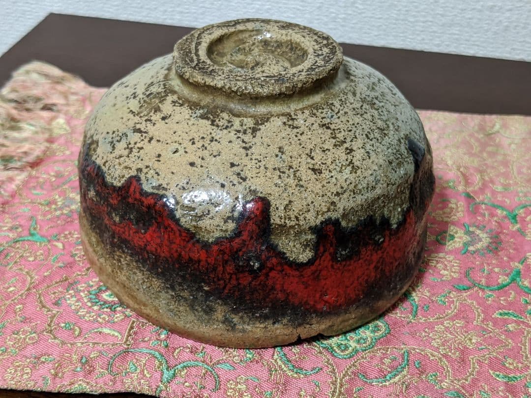 ⭐絶品！一点物 江戸時代 朱赤楽茶碗 茶道具 抹茶盌 古美術品 レア物 骨董品