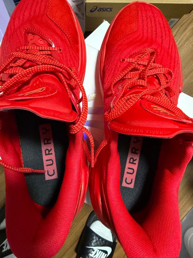 CURRY 12バスケットシューズ レッド