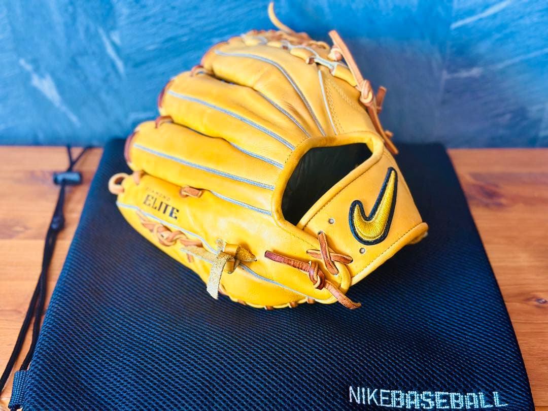 美品 NIKE ナイキ 硬式 内野用 グラブ Kip 最高グレード品 超希少品