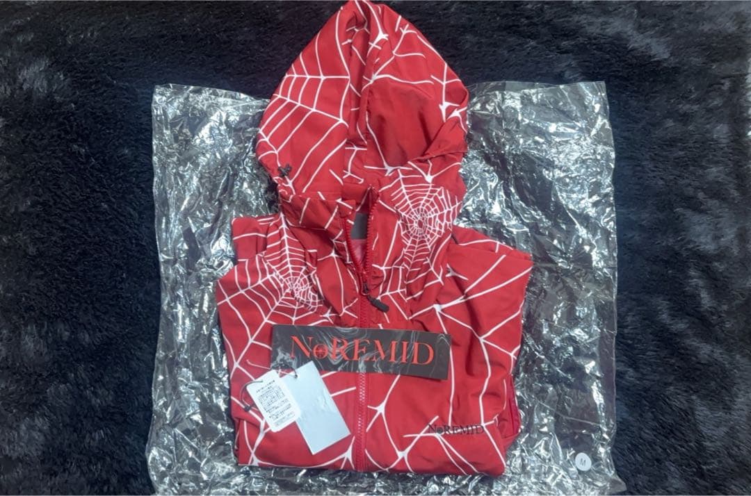 再販なし NOREMID SPIDER JACKET – レッド ステッカー付き