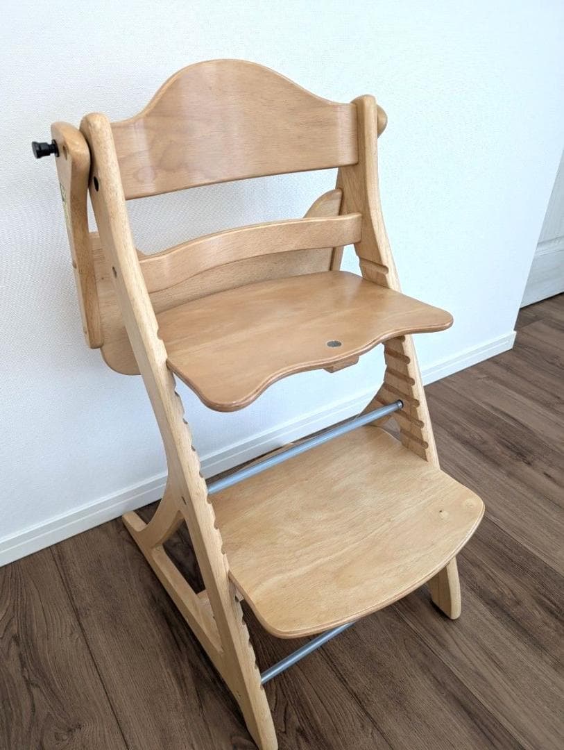 【美品】大和屋　すくすくチェアスリムプラス　テーブル付き