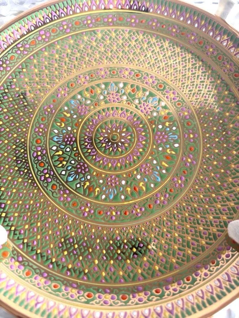 タイ高級陶磁器　ベンジャロン焼き　茶道具セット 多色装飾