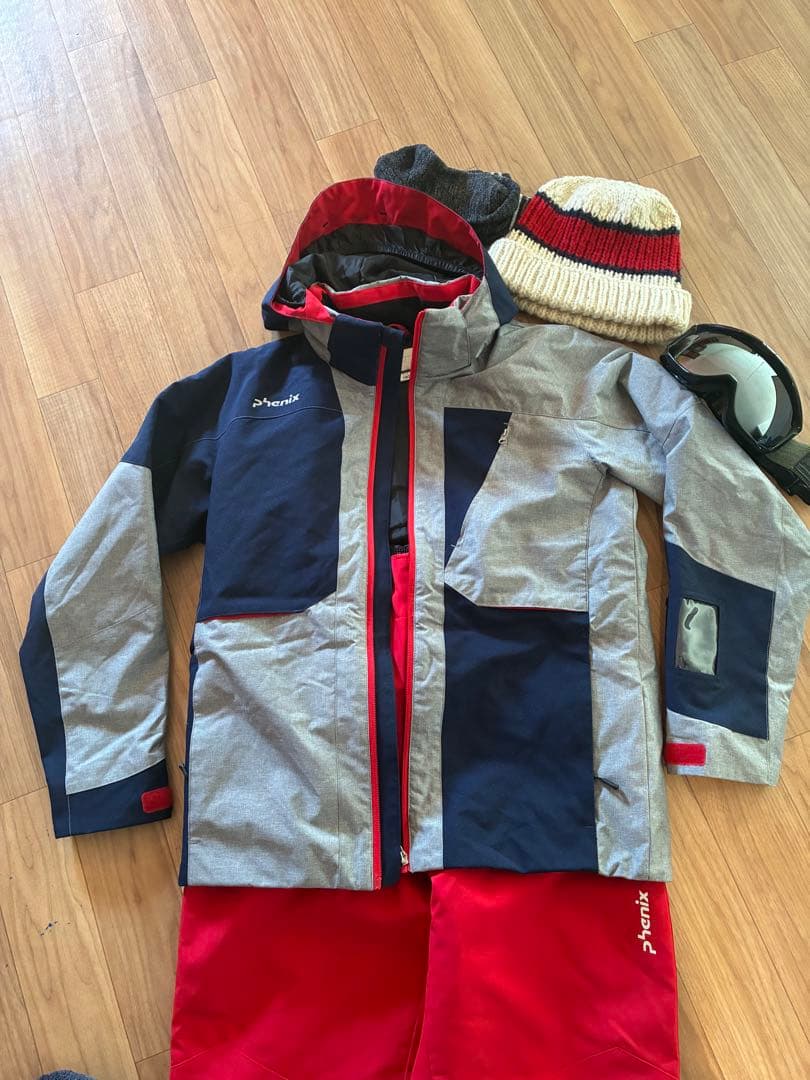 Phenix（フェニックス）スキーウェア 160 ゴーグル他セット