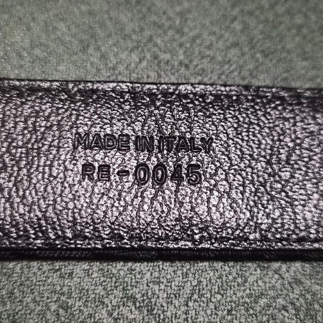 Christian Dior CDバックル トロッタージャガード ベルト 黒