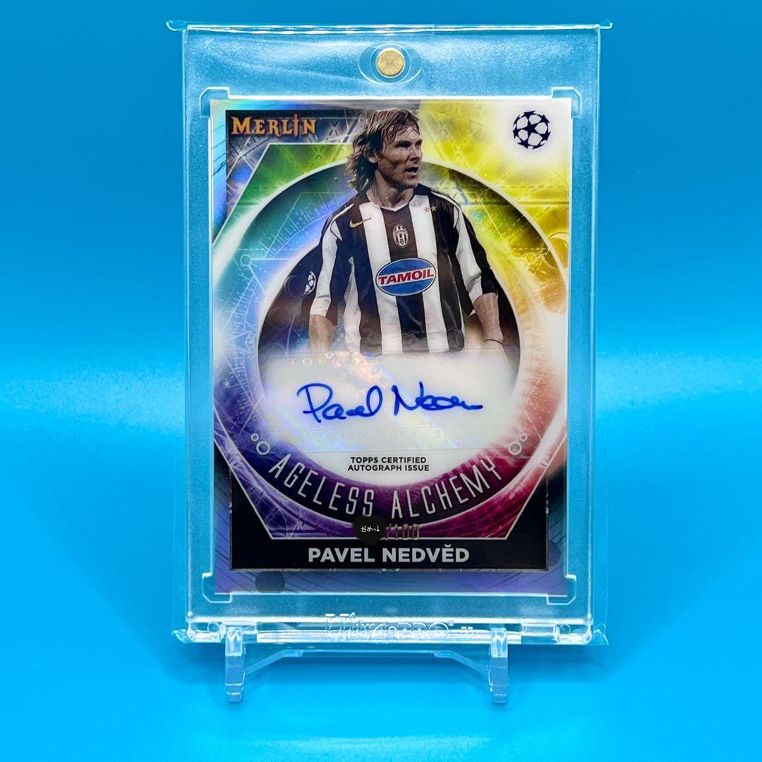 世界100枚限定！Topps Merlin NEDVED 直筆サインカード