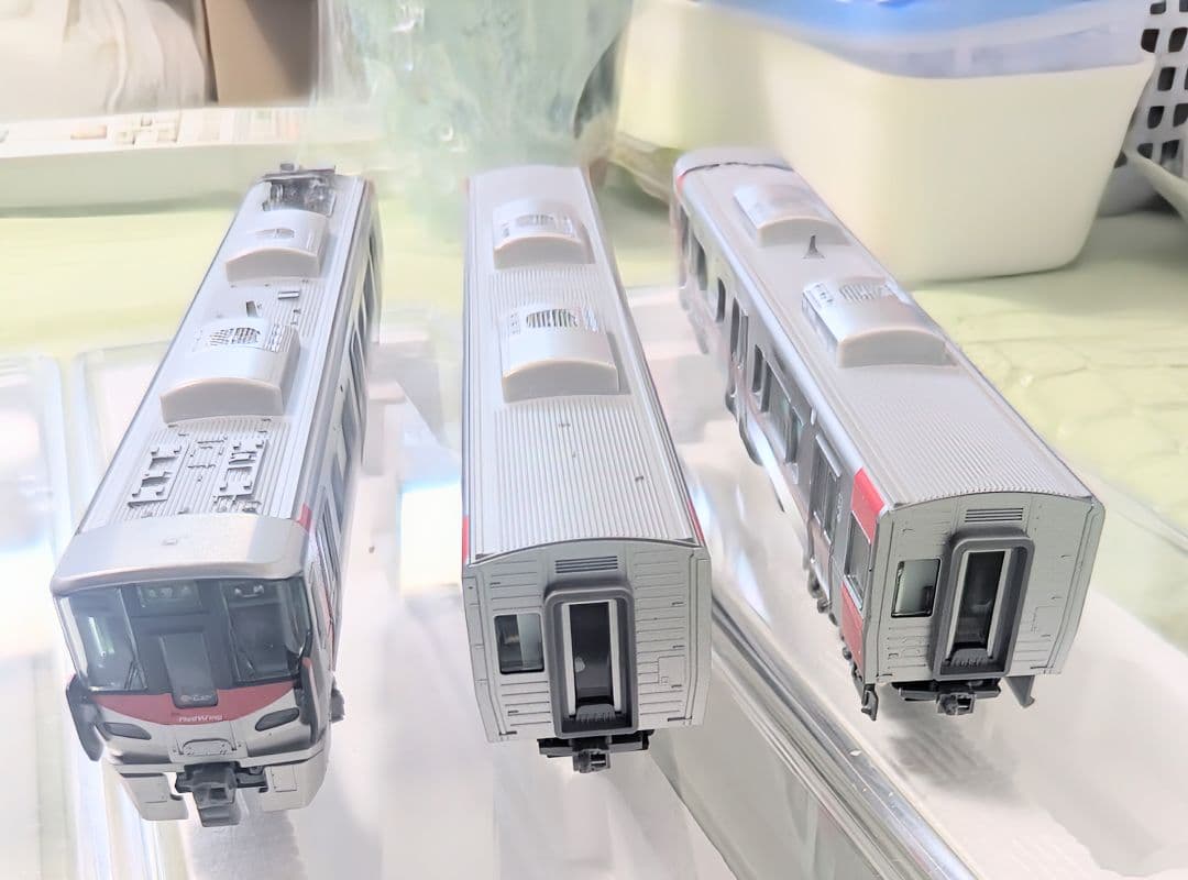 KATO227系レッドウィング増結3両(M車無/未走行新品)