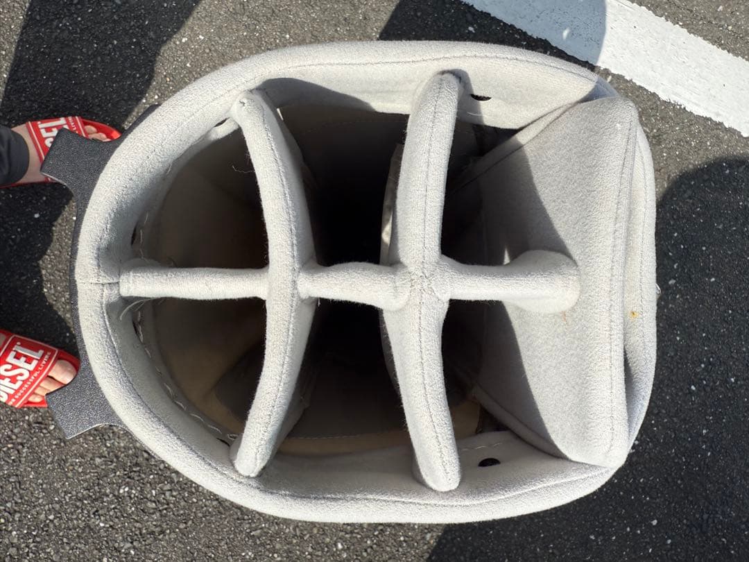 MARK & LONA シルバー カモフラ キャディバッグ ※フードカバー無し