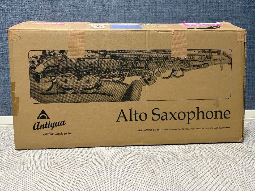 【新古】Antigua サックス 本体 ハードケース付き