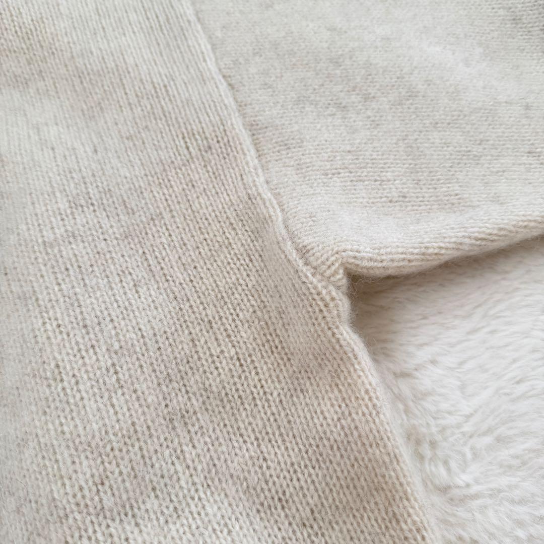 24AW NOBLE ヤク ダブルボタンニットカーディガン 金ボタン