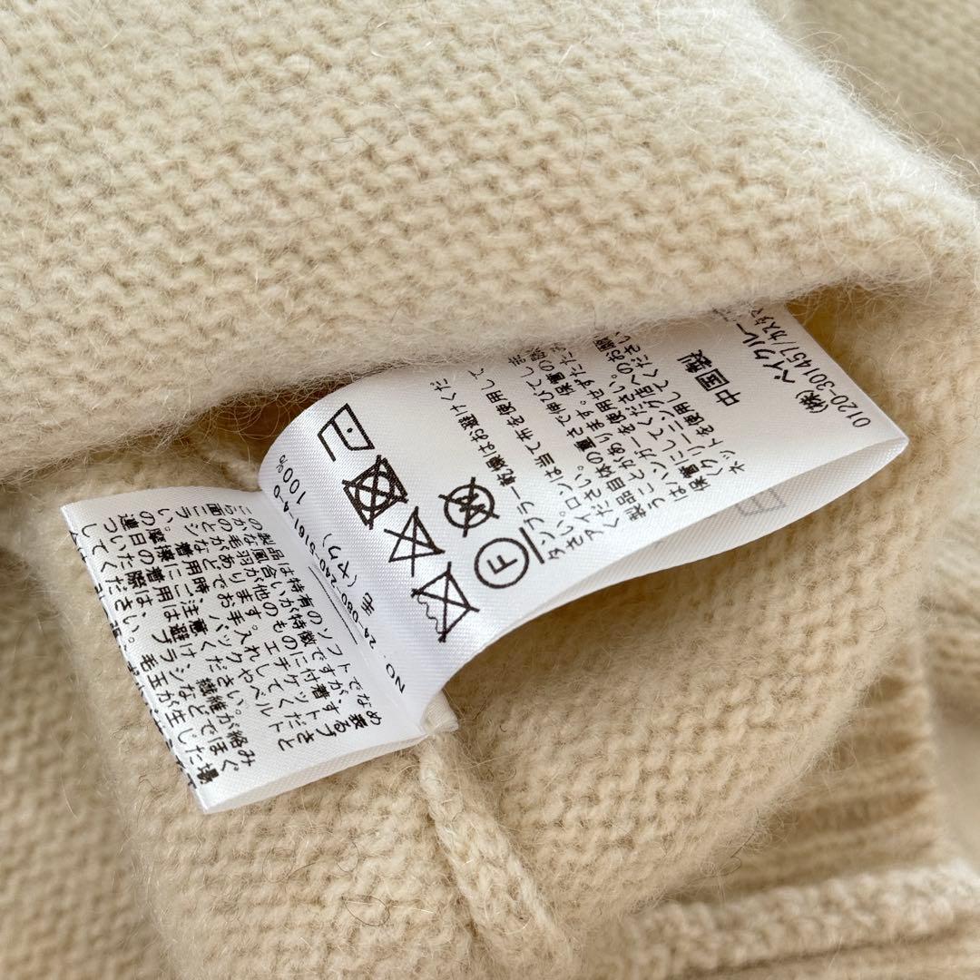 24AW NOBLE ヤク ダブルボタンニットカーディガン 金ボタン