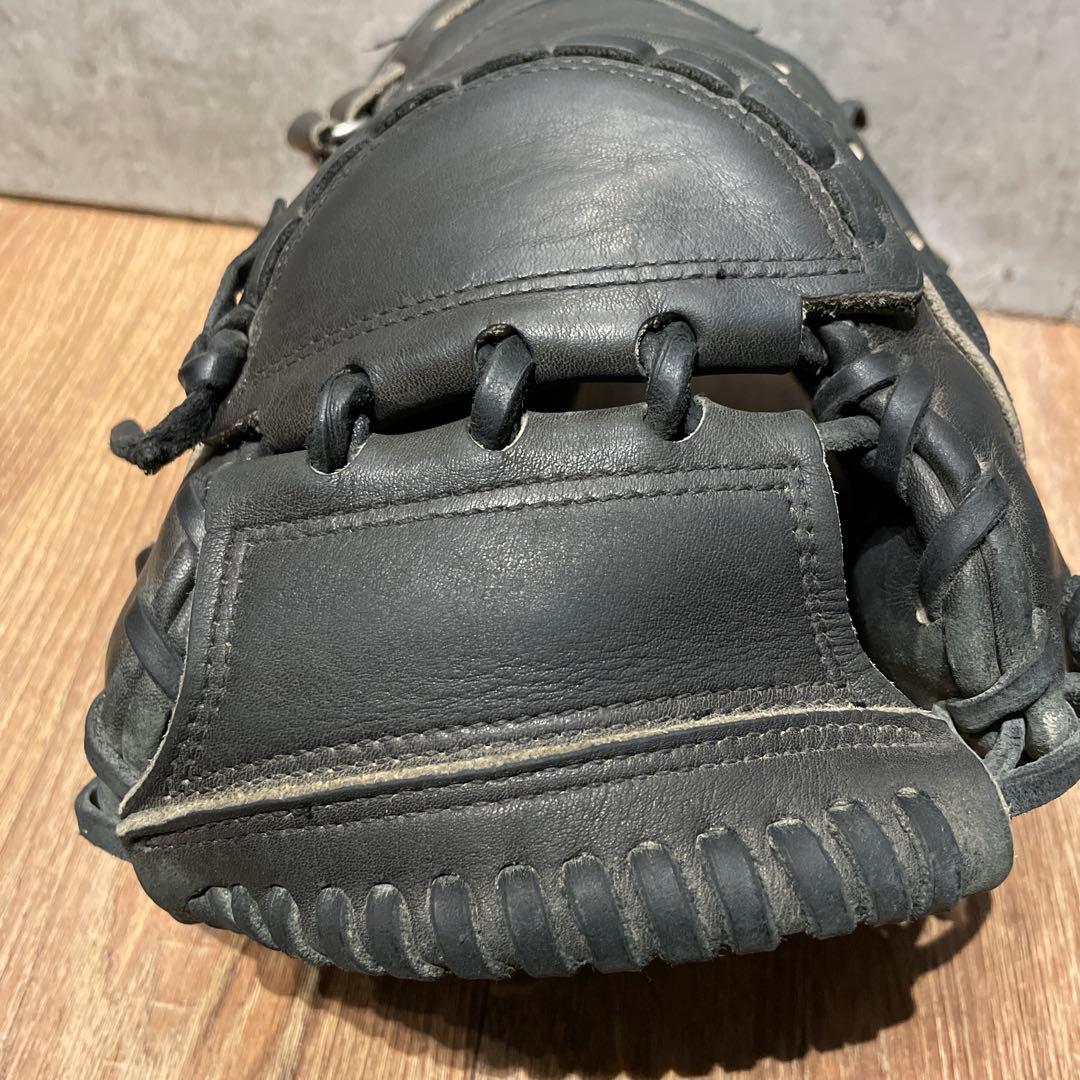 ミズノプロ 旧ロゴ 軟式用 キャッチャーミット ブラック