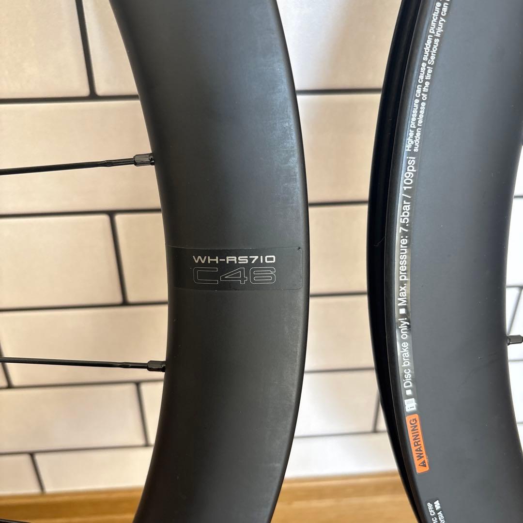シマノ SHIMANO WH-RS710-C46-TL カーボン ホイールセット