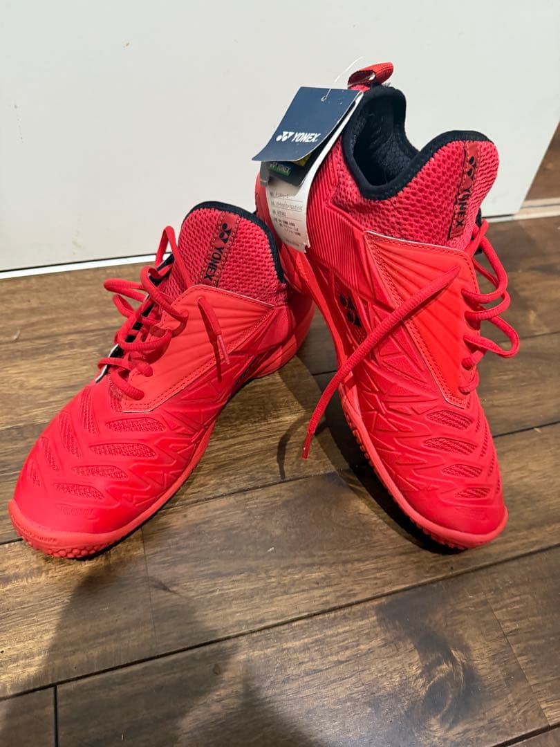 YONEX テニスシューズ レッド