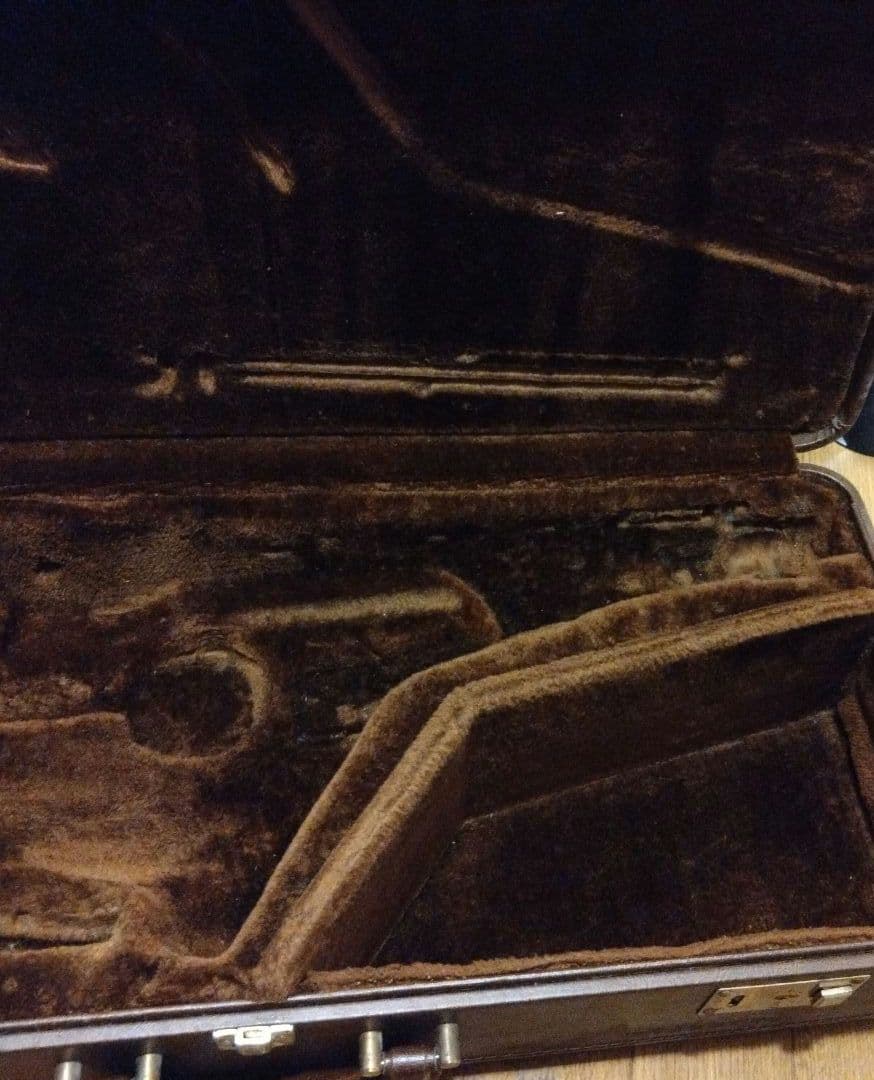 ヤナギサワ アルトサックス純正ケース　ブラウン　合成皮革