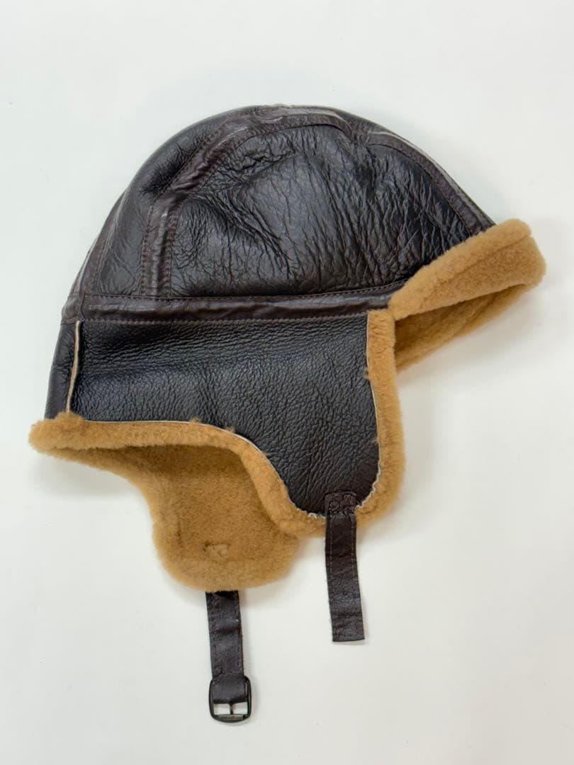 本羊革 トラッパー フライトキャップ 飛行帽 イギリス製