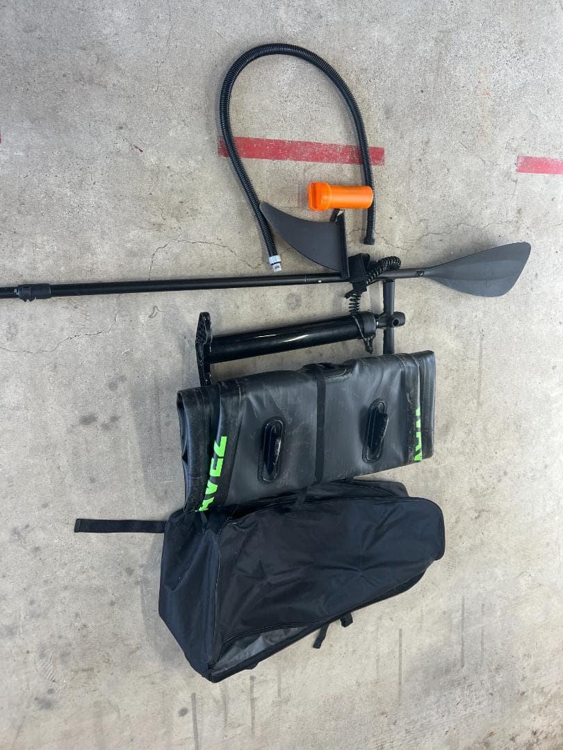 WAVEZ スタンドアップパドルボード 緑/黒