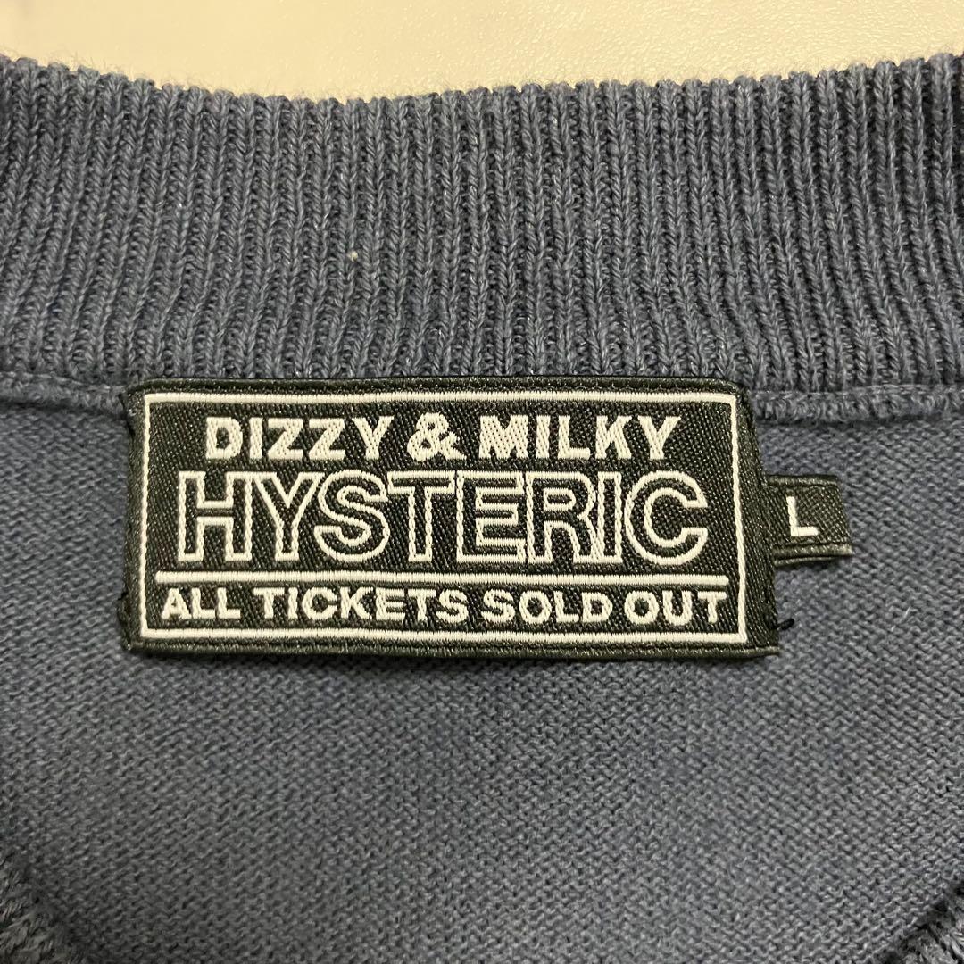【超人気アイテム】ヒステリックグラマー ヒスガールプリント コットンニット L