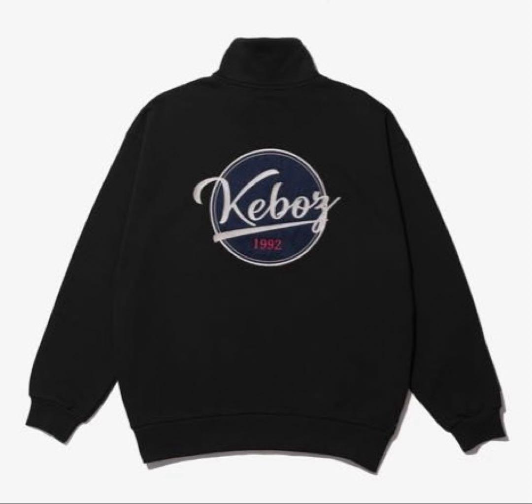 新品 KEBOZ BB LOGO HALF ZIP SWEAT PULLOVER
