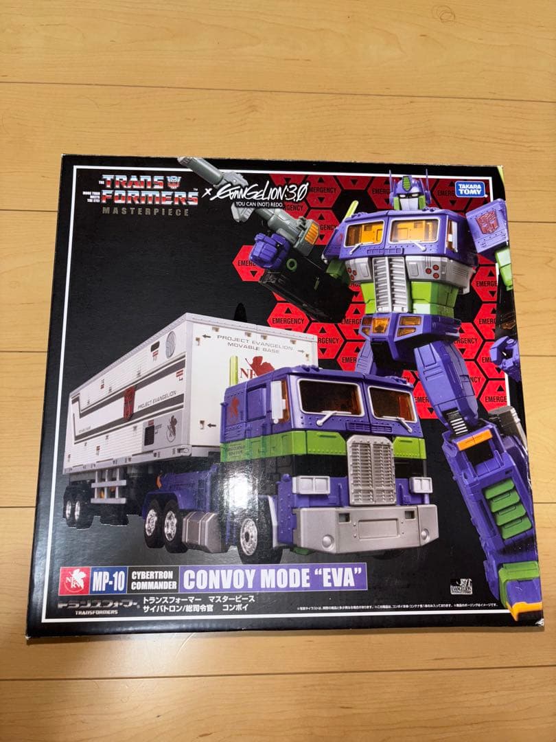 トランスフォーマー　マスターピース　コンボイモードエヴァ　エヴァンゲリオン未使用