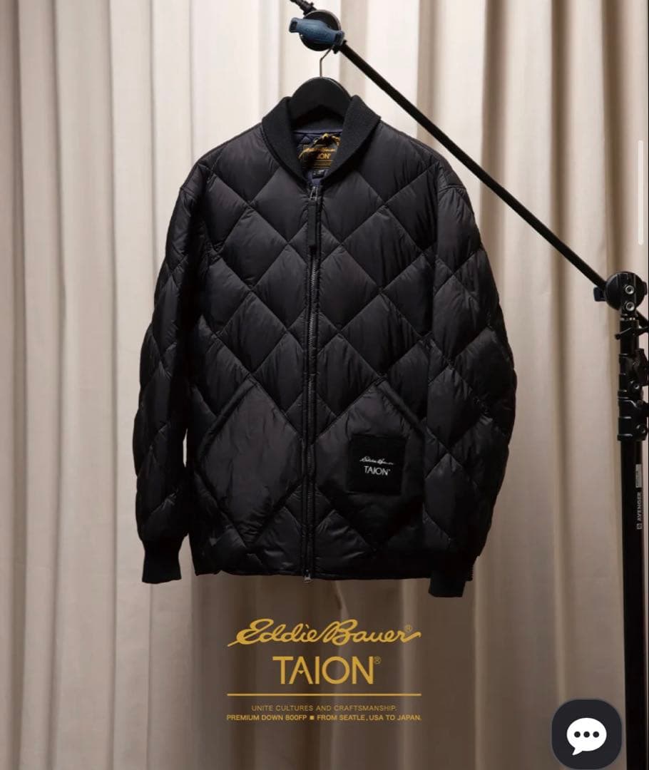 TAION Eddie Bauer スカイライナーダウン ブラック XXL