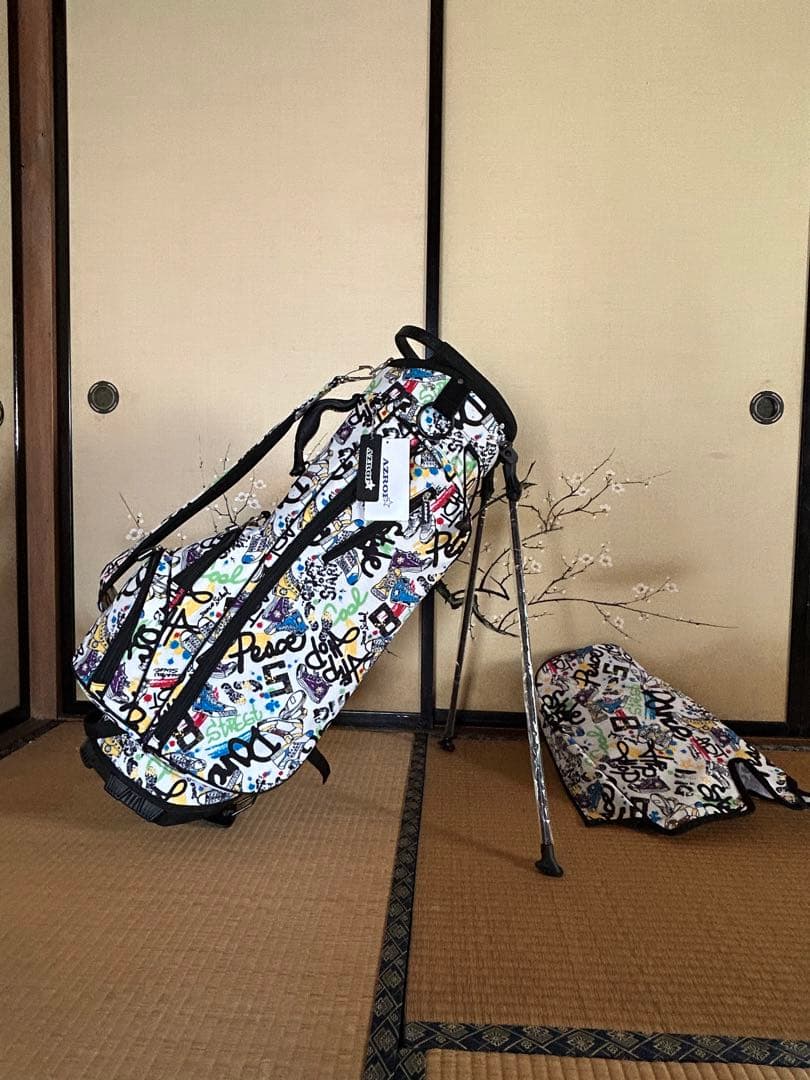 【新品未使用】AZROF アズロフ 9型 スタンドキャディバッグ