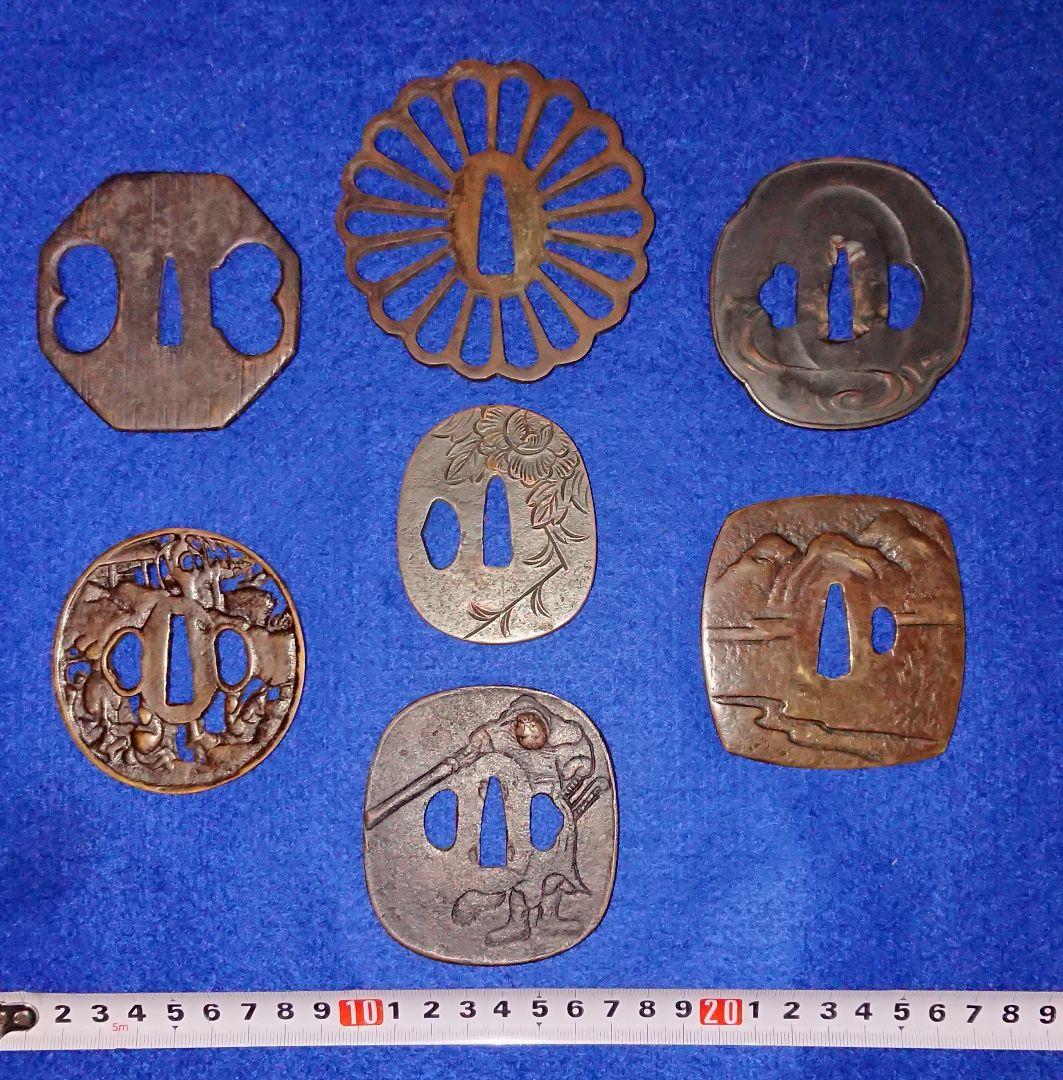 鍔7枚セット 日本刀 刀装具