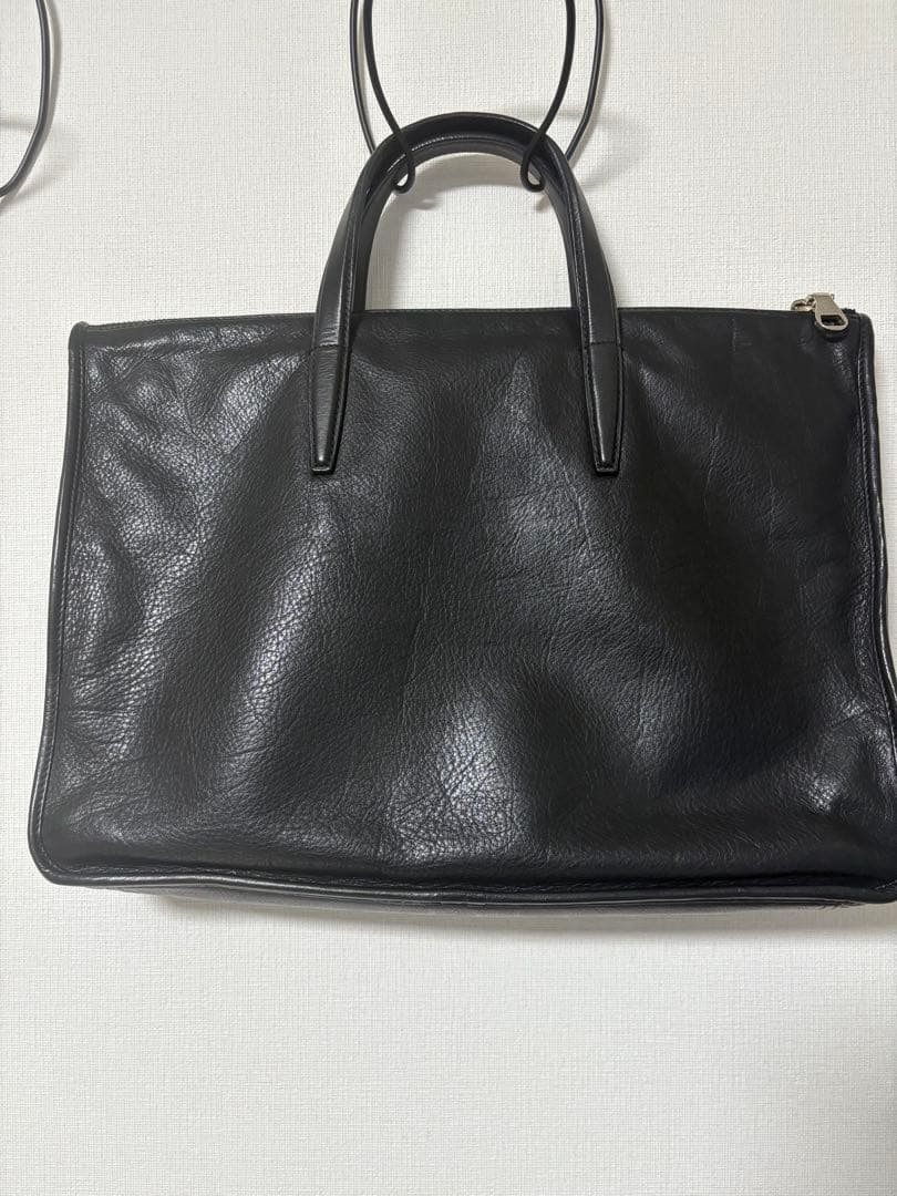 LOEWE ブラック レザートートバッグ