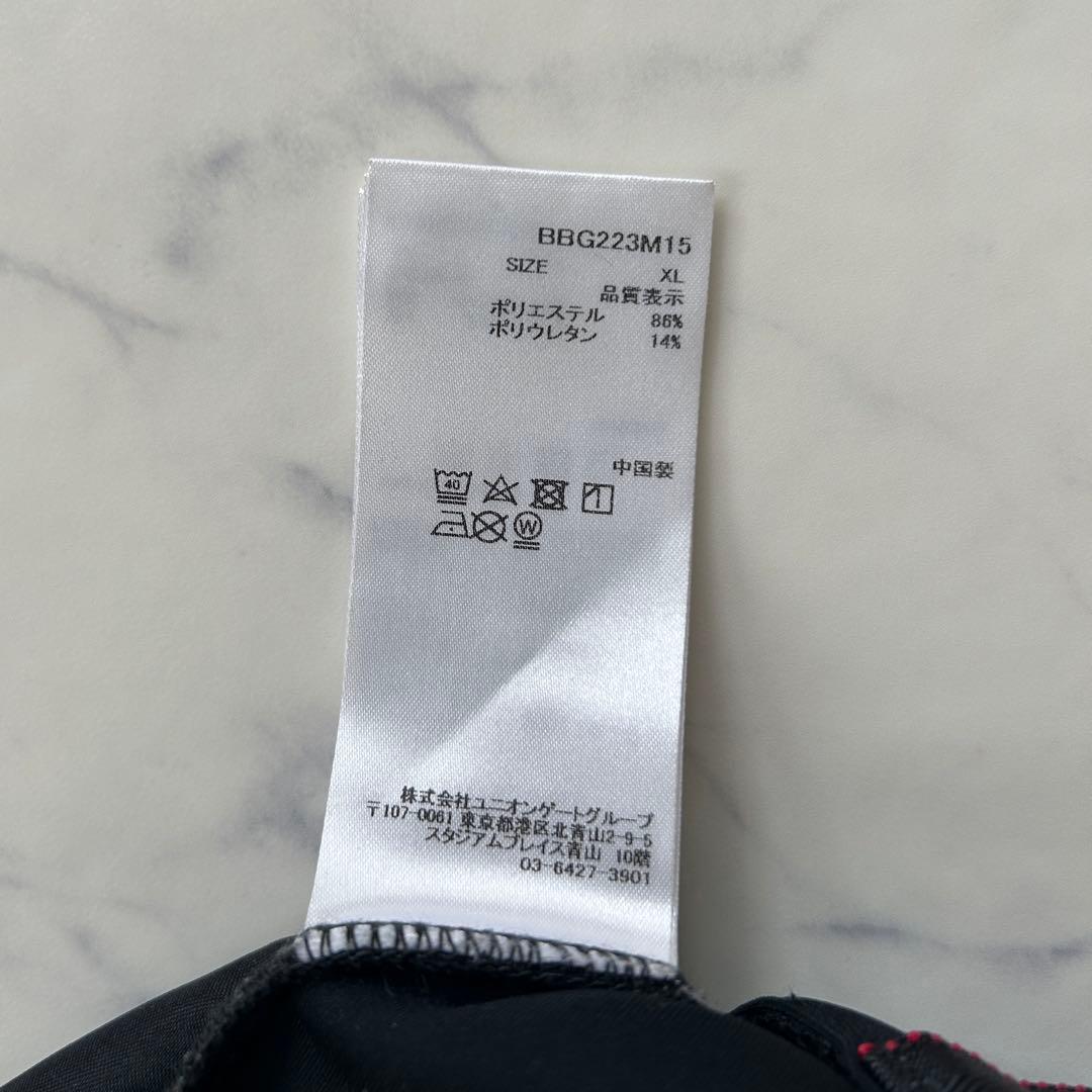 ブリーフィング ジョガーパンツ 2022年モデル 3Dロゴ エンボス XL 黒