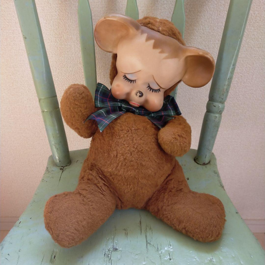 ニッカボッカー/ポウティングベア/泣き顔くまさん/vintage/ぬいぐるみ
