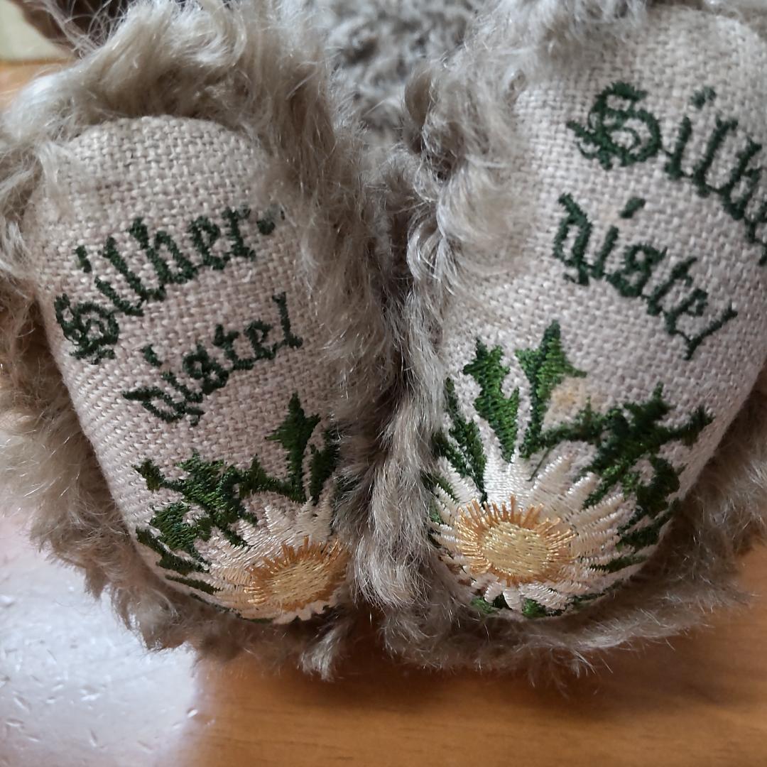 シュタイフ　テディベア　silberdistel　アンティーク風　ビンテージ調