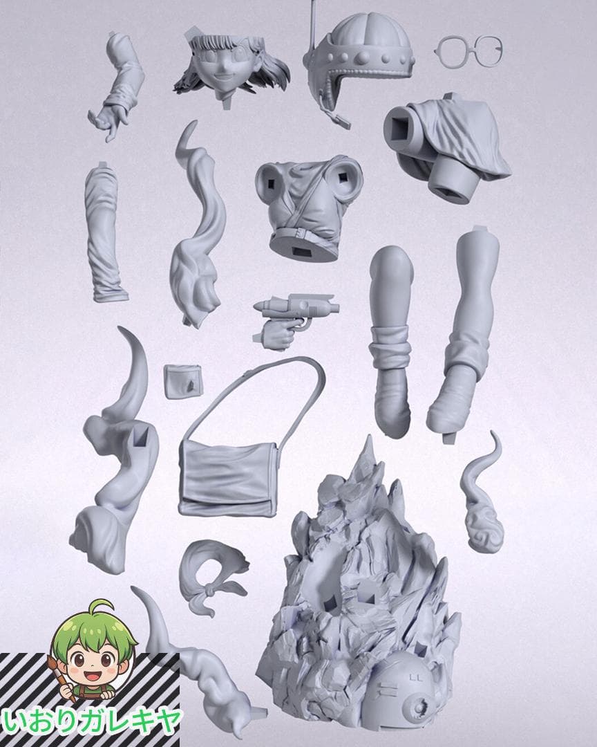 ルッカ クロノ・トリガー 1/10 未塗装未組立 フィギュア ガレージキット