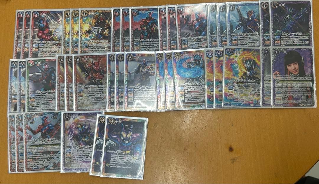 バトルスピリッツ 仮面ライダービルド デッキ 二重スリーブつき