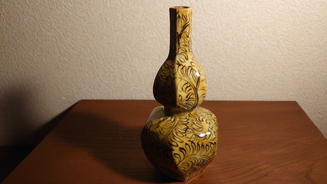 古九谷　九谷焼　花入　徳利　１客