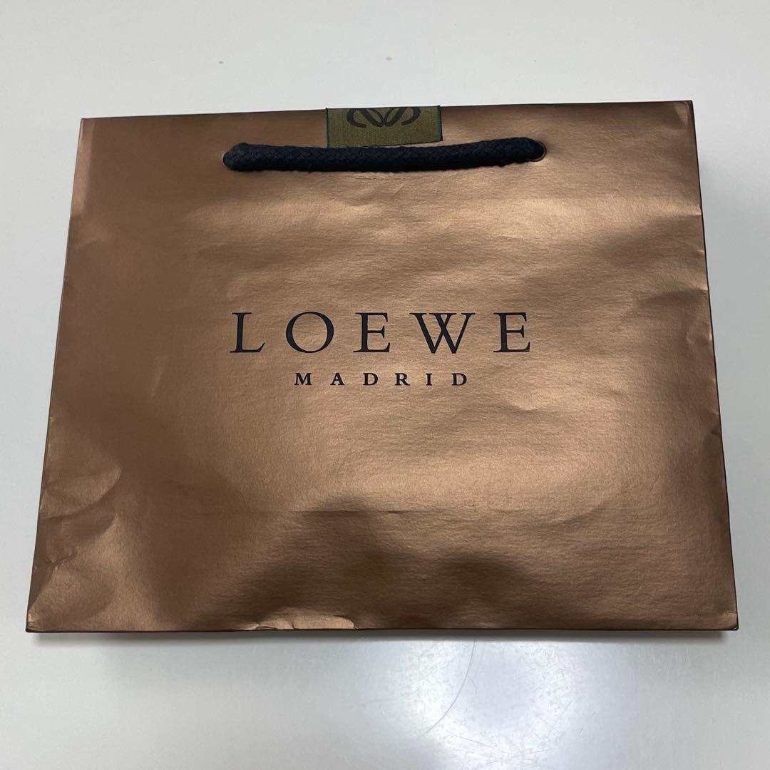 美品❗️LOEWE ロエベ アナグラム スリムベルト ブラック レザー 細ベルト