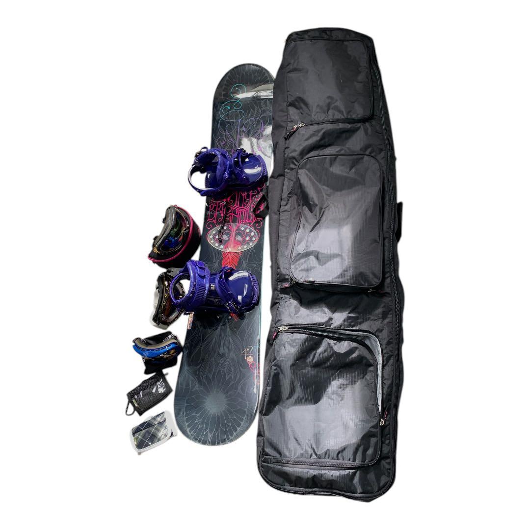 スノーボード　143㎝　K2ブライトライト　ソフトケース他付き　M70221-3