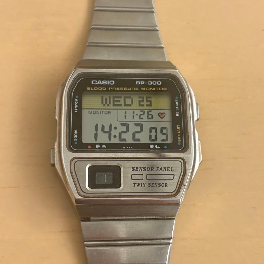 稼動品 CASIO カシオ BP-300 ブラッドプレッシャーモニター デジタル