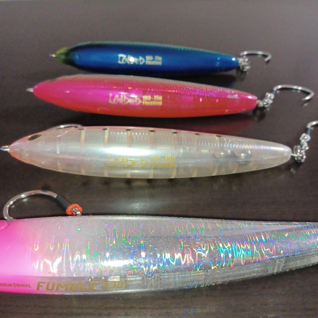 キハダ　ヒラマサ　ブリ青物用オフショアルアーまとめて19本！ケース付き