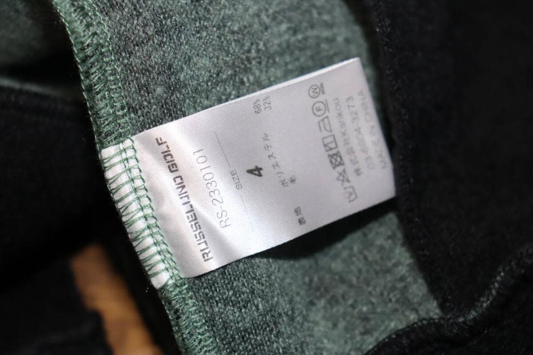 新品 Russeluno ワイドストライプ カーディガン (4/M) Ⓗ