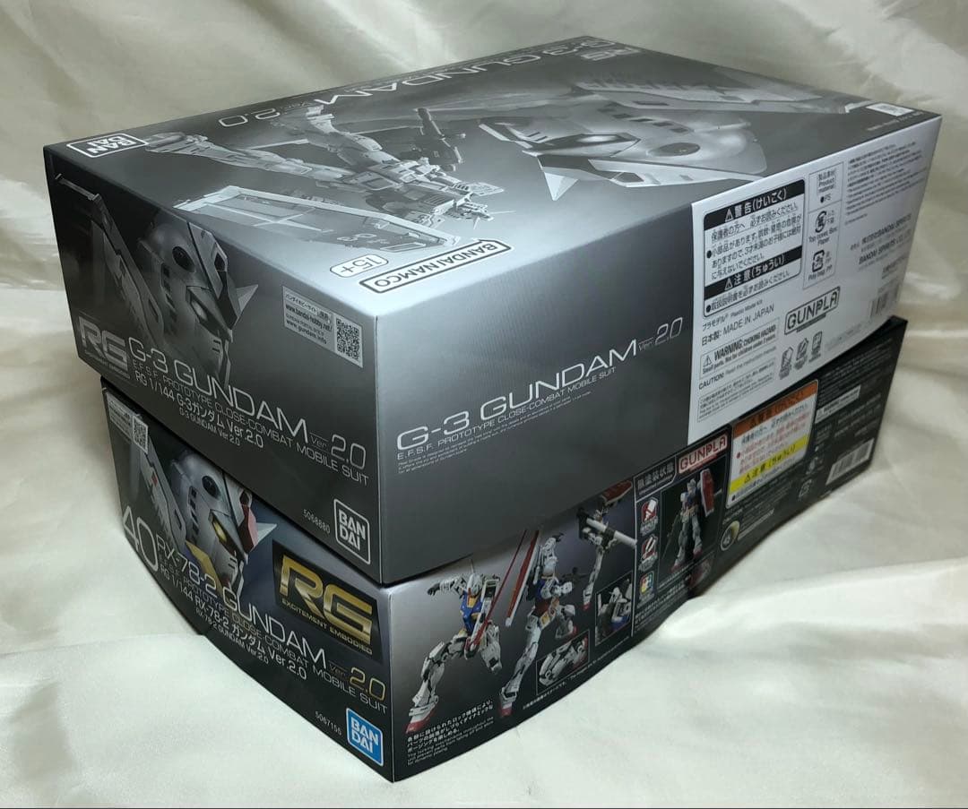 RG 1/144 G-3ガンダム Ver.2.0とガンダム Ver.2.0