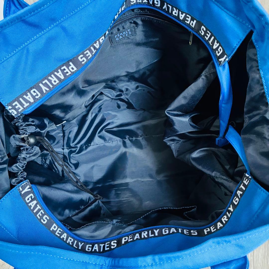 未使用級　パーリーゲイツ　ロッカーバッグ　総柄　ニコちゃん　PG 大容量収納