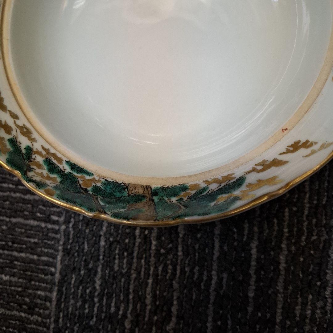 九谷焼細密菓子器（共箱付き）