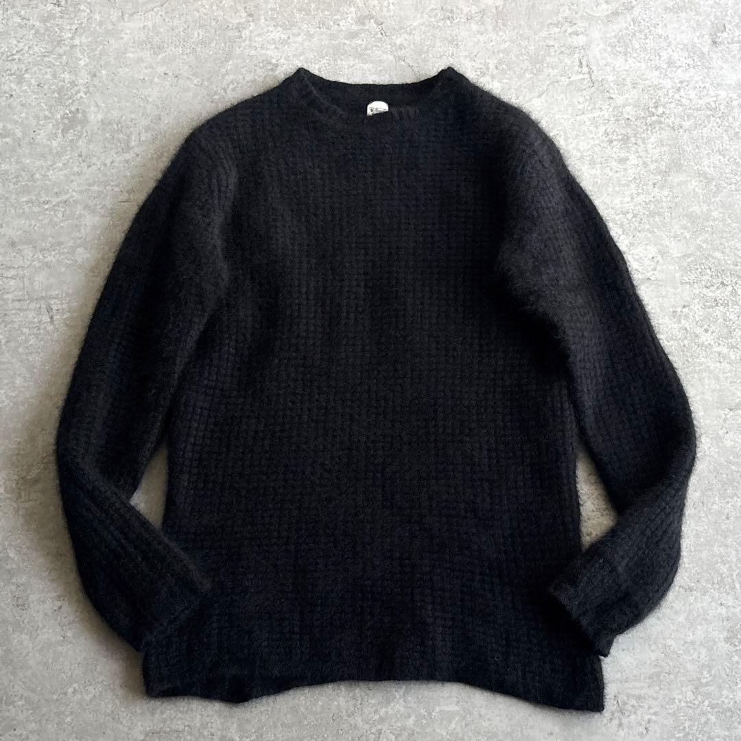 美品■Ron Herman ロンハーマン【M】ラクーンファー ニット ブラック