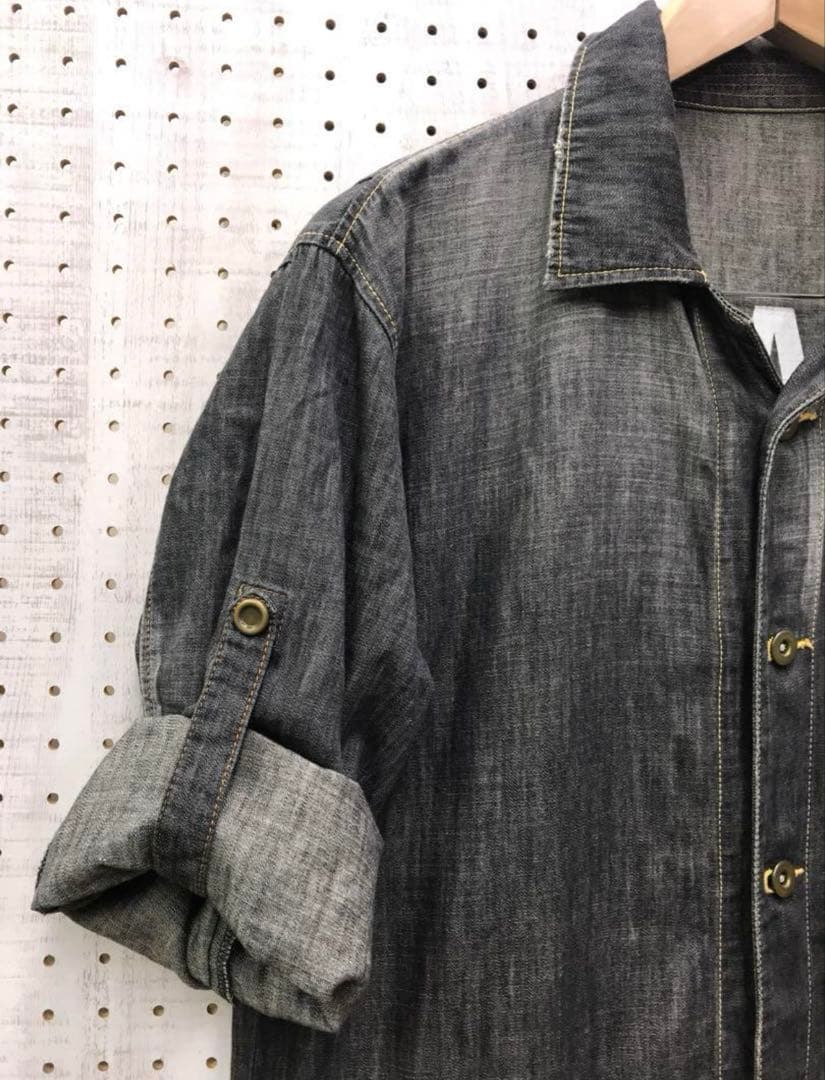 ヴィクトリアGAVIAL ガヴィル ブラックシャンブレー ジャンプスーツ