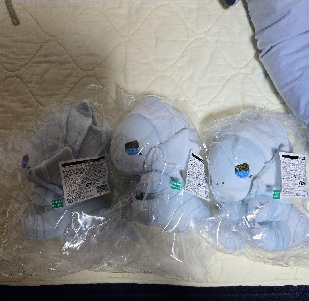 遊戯王 もちどる Loppi限定 青眼の白龍 もちどる ぬいぐるみ 3体セット