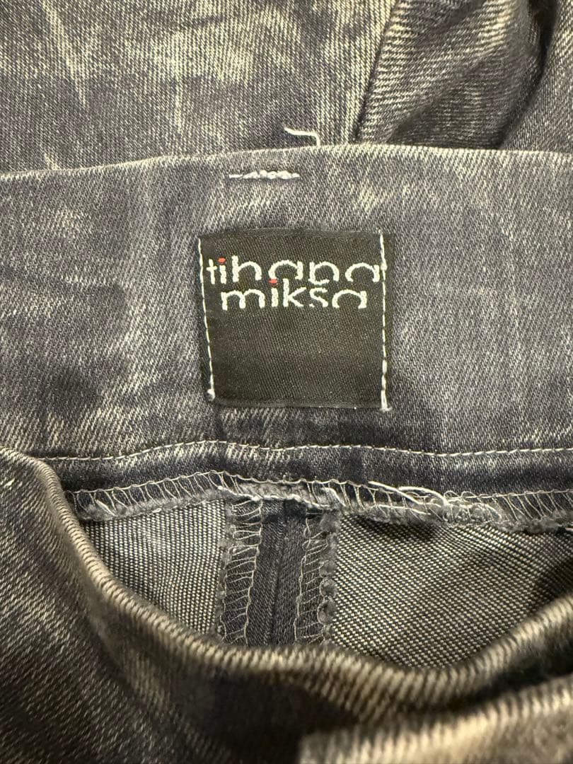tihana miksa デザイナー デニムパンツ y2k バギー