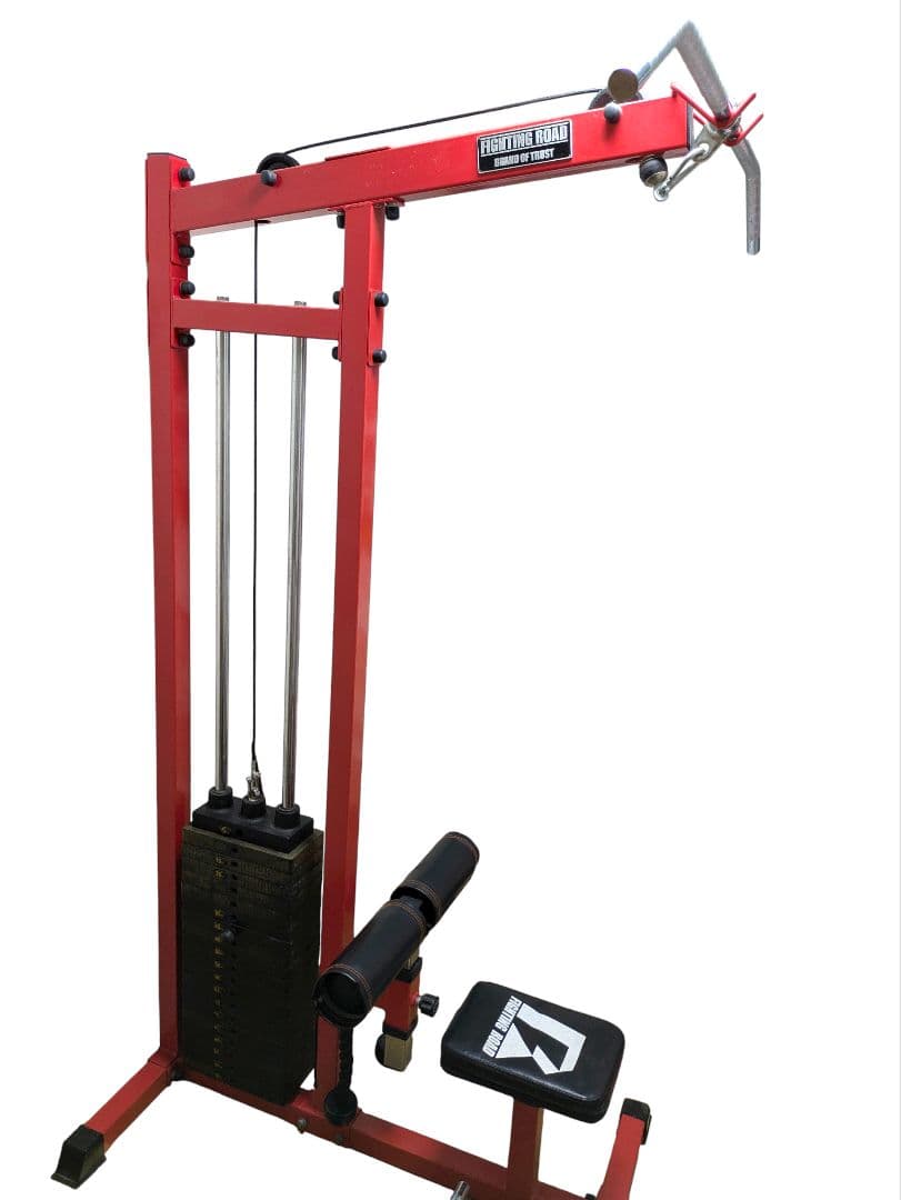 本格ジム一式 ベンチプレス(補助付) ラットマシン バーベル ダンベル【鹿児島】