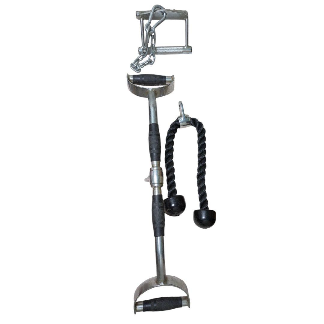 本格ジム一式 ベンチプレス(補助付) ラットマシン バーベル ダンベル【鹿児島】