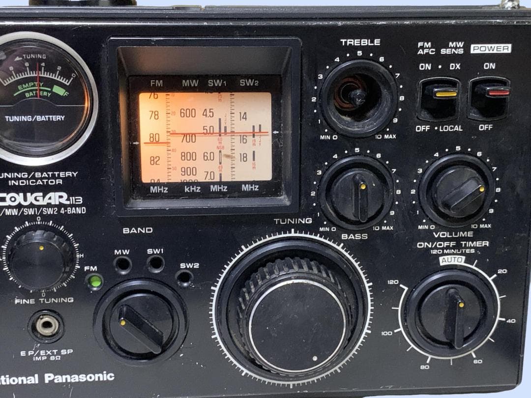 ラジオ・コンポ M7142 National Panasonic COUGAR RF-1130