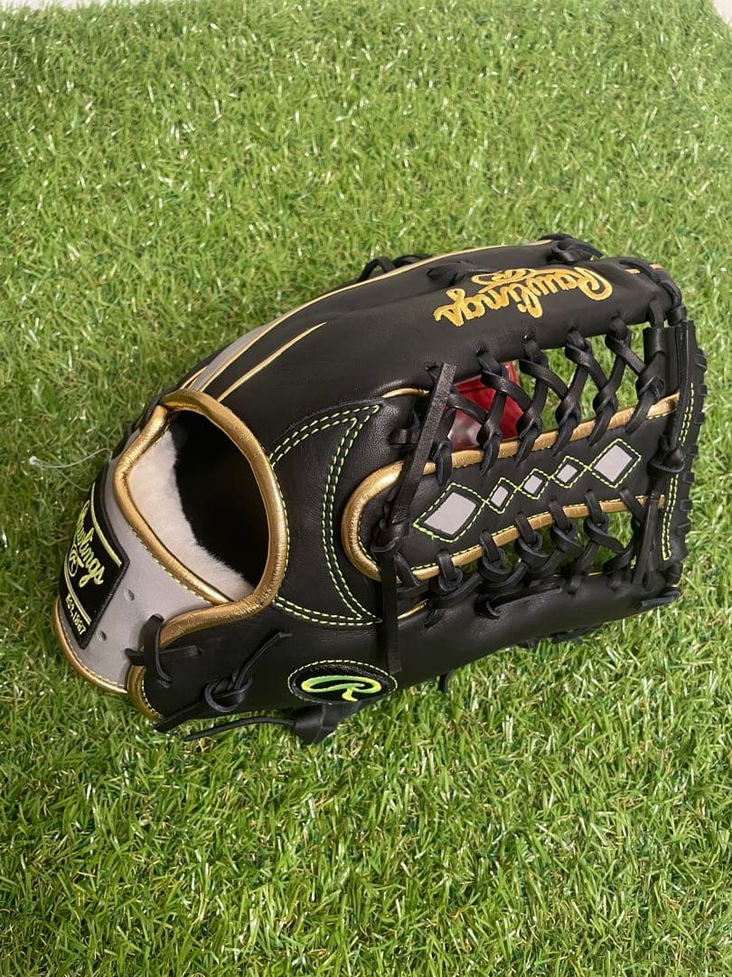 新品　Rawlings 軟式 HOH Wizard #01 外野手用　ブラック